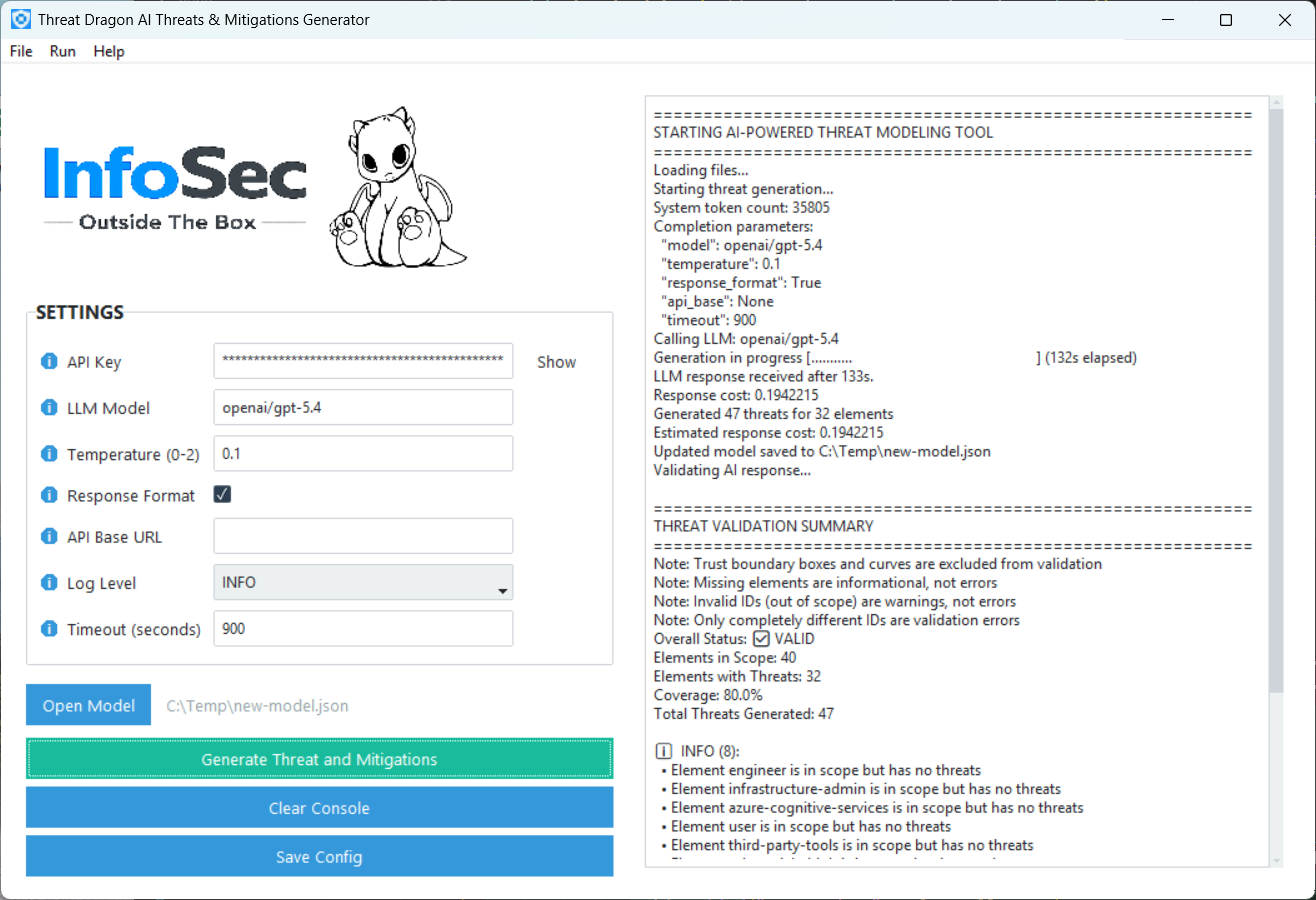 Threat Dragon AI Tool